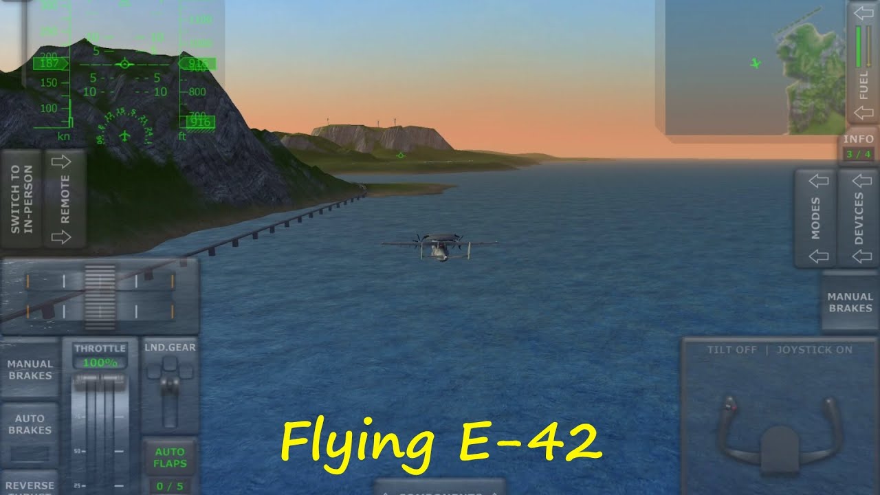 Flying E-42 | Turboprop Flight Simulator
