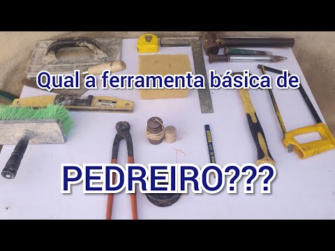 qual a ferramenta básica de pedreiro?