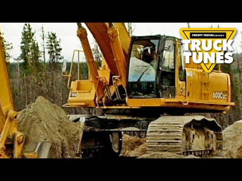 卡車上的兒童DVD - 挖掘機 (Kids DVD on Trucks - Excavator)