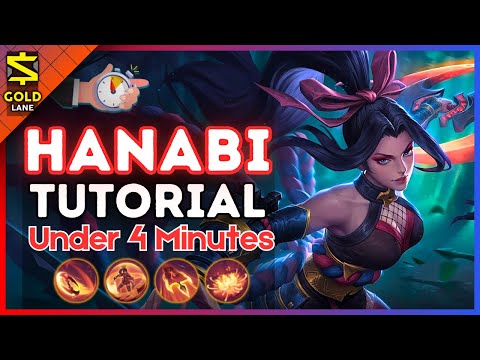 4-Minute Hanabi Tutorial in the Gold Lane || (MLBB S35) 2025