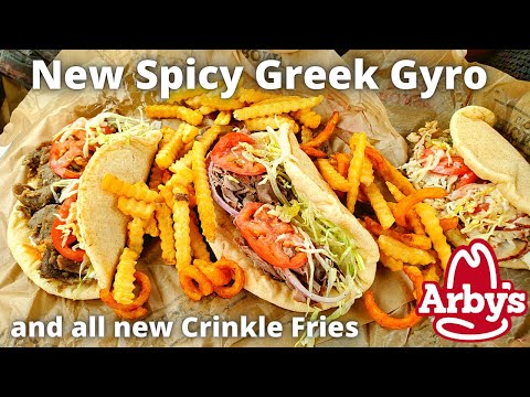 Arby's New Spicy Greek Gyro and Accordion Fries aka...