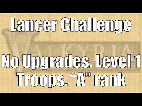 [Valkyria Chronicles] How to Clear Lancer Challenge using Level 1 Troops - "A" Rank