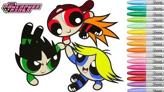 Powerpuff Girls Coloring Book Pages Rowdyruff Boys Brick Boomer Butch Blossom Bubbles Buttercup