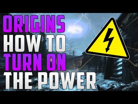 How To Turn On the Power Stations in "ORIGINS" Zombies (How To Find Power In Origins)