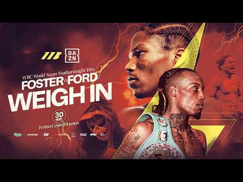 O'Shaquie Foster Vs Ray Ford Weigh In | Matchroom Boxing
