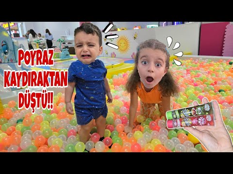 POYRAZ ELİF EĞLENCE MERKEZİNDE DÜŞTÜ ÇOK AĞLADI!!|دي دي ميدو - لولو | قناة وناسة