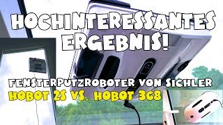 Sichler Fensterreinigungsroboter Hobot 2S und Hobot 368