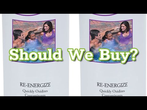 Video Review SpaChoice 472-3-3041-02 Re-Energize Hot Tub Shock, 2-Pack