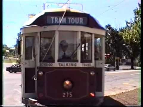 Former Melbourne SW2 Class Tram 275 at Bendigo