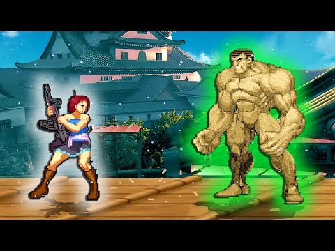 JILL VALENTINE (RE) vs SANDMAN - HYPER Ultimate INSANE EPIC FIGHT!