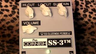 Pete Cornish SS-3 demo with Zemaitis Guitar & Dr Z Antidote