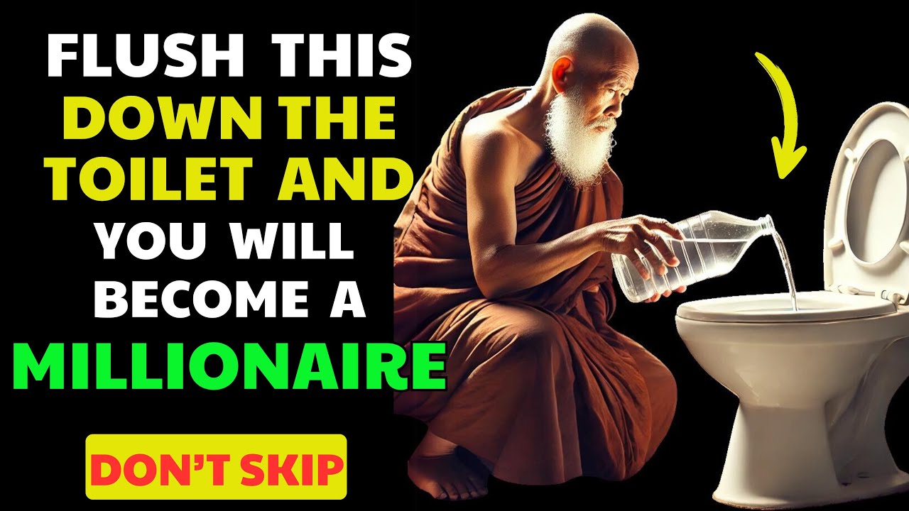 Pour THIS into the Toilet and Say Goodbye to DEBTS, POVERTY, BAD LUCK Forever | Buddhist teachings