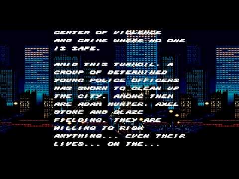 Streets of Rage Intro [High Quality]