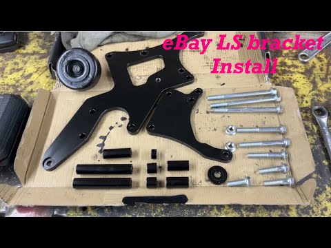 Ls alternator power steering bracket install eBay and Amazon cheap