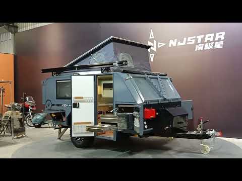 Brand new off road caravan njstar rv explore camper trailer solid quality 4 people family Wohnwagen