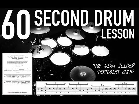60 Second Advanced Drum Lesson - The 6ixy Slider Chop/Groove - By Nick Bukey
