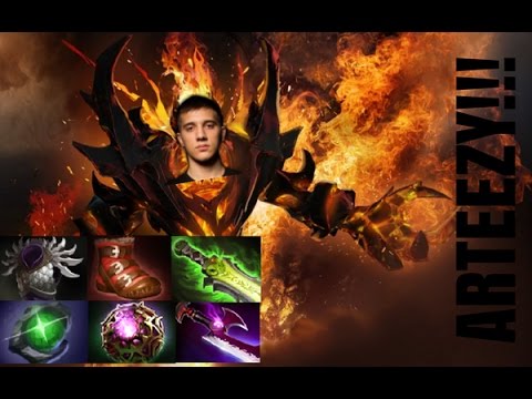 Arteezy Evil Geniuses - Shadow Fiend - Mega Kill - 9k MMR - Dota 2