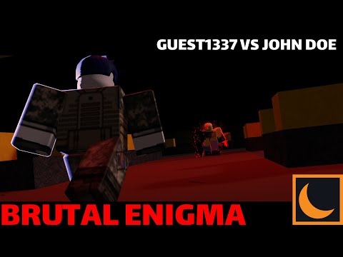 BRUTAL ENIGMA | Guest1337 VS John Doe Forsaken Animation