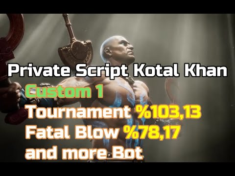 Kotal Khan Custom 1 Update 🏆 Advance Combos | MK11 Ultimate Script Cronus and Titan