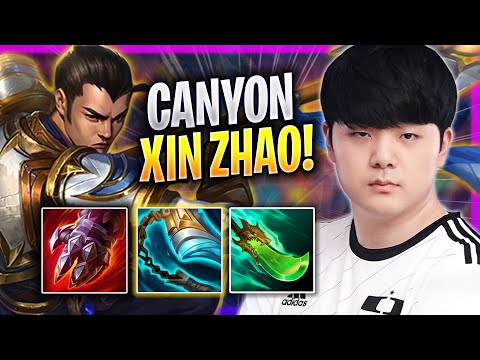 CANYON IS A BEAST WITH XIN ZHAO! - DK Canyon Plays Xin Zhao JUNGLE vs Nidalee! | Bootcamp 2023