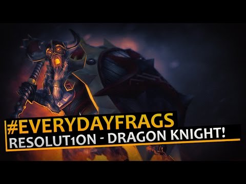Resolut1on (Dragon Knight) - Gameplay Dota 2 MMR