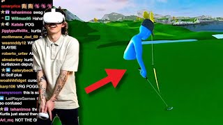 Golf Speedrunning Legend Plays VR Golf for the First Time