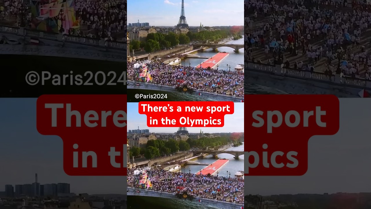 There’s a new sport in the Olympics this year #shorts #olympics #paris2024 #breaking #physics