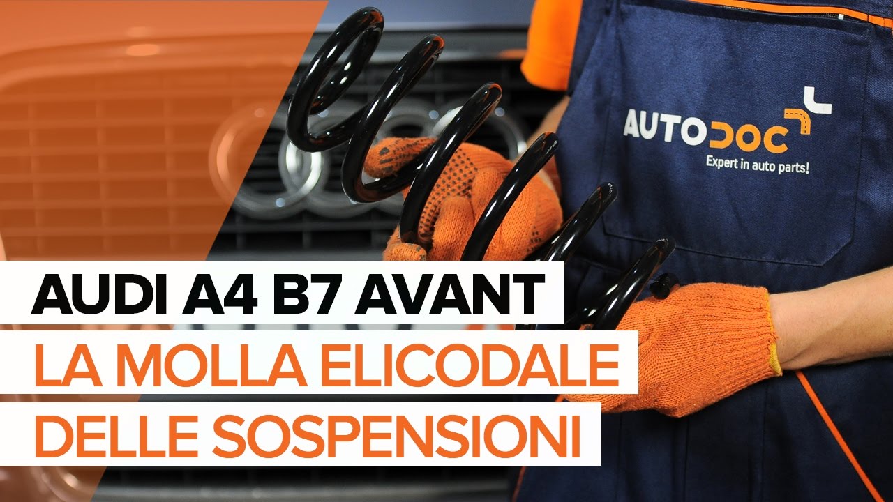 Come cambiare molle di sospensione della parte anteriore su Audi A4 B7 Avant - Guida alla sostituzione