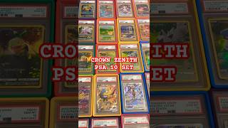 Crown zenith Pokemon PSA 10 set. #pokemonbusiness #pokemon #pokemoncards #pokemontcg #psa  #PSA10