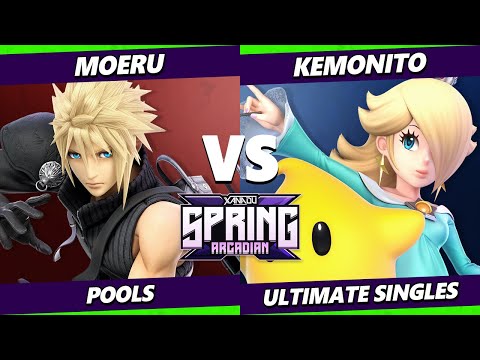 Spring Arcadian - Moeru (Cloud) Vs. KeMonito (Rosalina) Smash Ultimate - SSBU