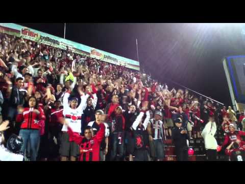 "Liga Deportiva Alajuelense 2 - 1 Santos - Con la Gloriosa #12" Barra: La 12 • Club: Alajuelense