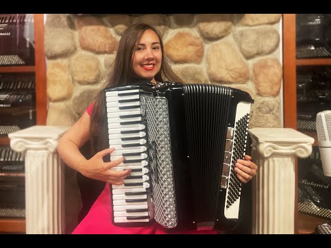 6297 - Black Bellphia Piano Accordion LMMM 41 120 $1999