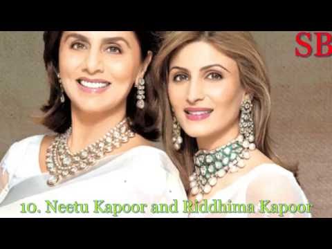 Top 10 Mother Daughter Couples in Bollywood Video