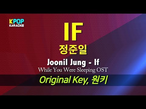 정준일 (Joonil Jung) - IF(While You Were Sleeping OST) / LaLa Karaoke 노래방 Kpop