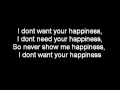 hurts happiness 