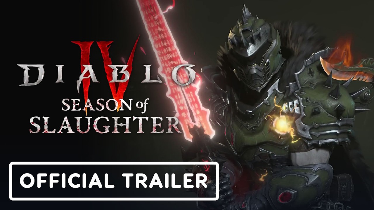 Diablo 4 - Official Season of Slaughter Gameplay Trailer