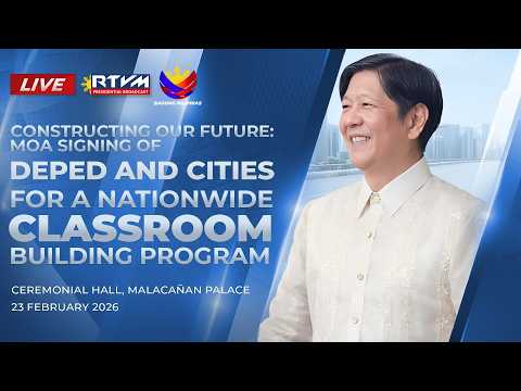 Constructing Our Future: MOA Signing of DepEd and Cities for a Nationwide Classroom Building
