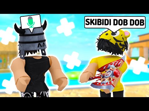 I Found The FUNNIEST Kid In MM2 Voice Chat.. (Murder Mystery 2)