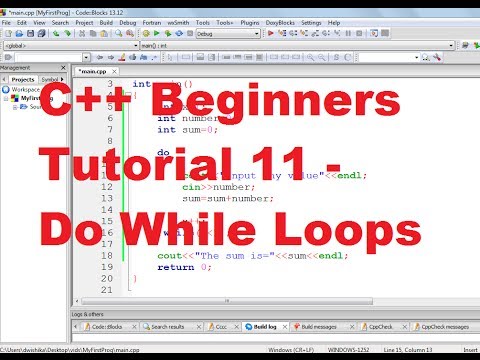 C Tutorial for Beginners 1 Installing CodeBlocks and Getting Started For Absolute Beginners