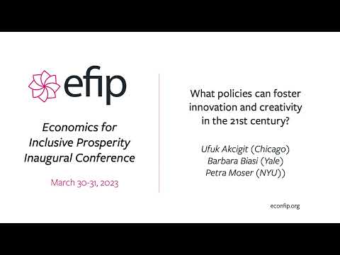 EfIP Conference - What policies can foster innovation and creativity in the 21st century?