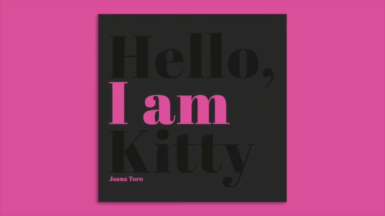 Hello, I am kitty - Tragaluz editores