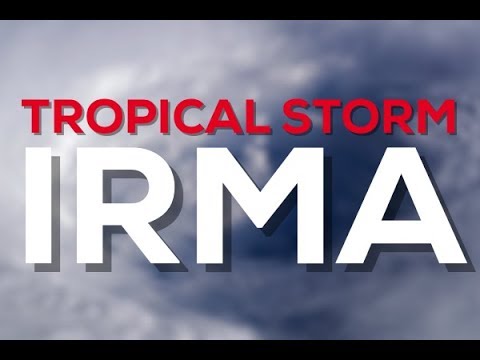Tropical storm IRMA 400 Miles Wide Alabama Georgia Carolina Tennessee Breaking News September 2017 Video