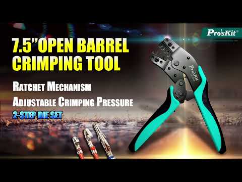 Pro'sKit CP-751A 7.5”Open Barrel Crimping Tool