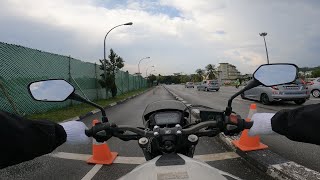 BBDC Emergency Braking | Singapore Riding Test