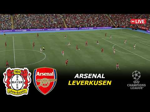 🔴Bayer Leverkusen vs Arsenal LIVE | Champions League 2026 | eFootball Pes21 Simulation