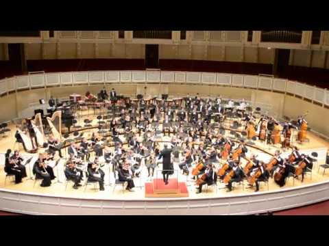 Stefan Filip playing principal trumpet  with CYSO Philharmonic Orchestra