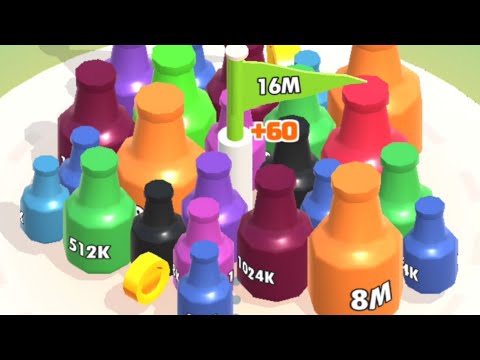 Merge Blocks 3D - 2048 Puzzle🧩Unlock 8m And16m iOS Android Gameplay Walkthrough Part 10