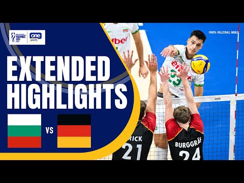 GERMANY vs. BULGARIA | EXTENDED HIGHLIGHTS | 2025 FIVB MEN’S WORLD CHAMPIONSHIP | SEPT 13, 2025