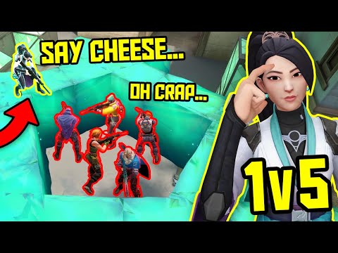 These 1v5 Outplays Are BIG BRAIN...