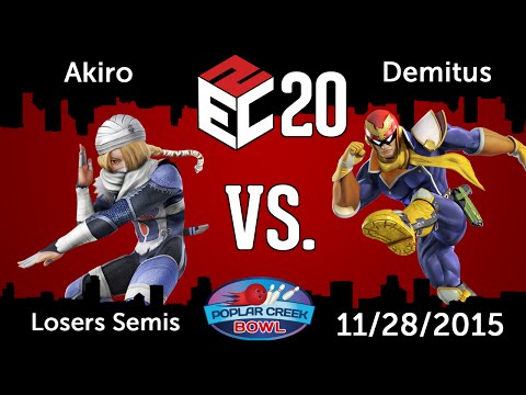 E2C 20 (Singles): E2C l Akiro vs. GGA l Demitus (Captain Falcon) - LB